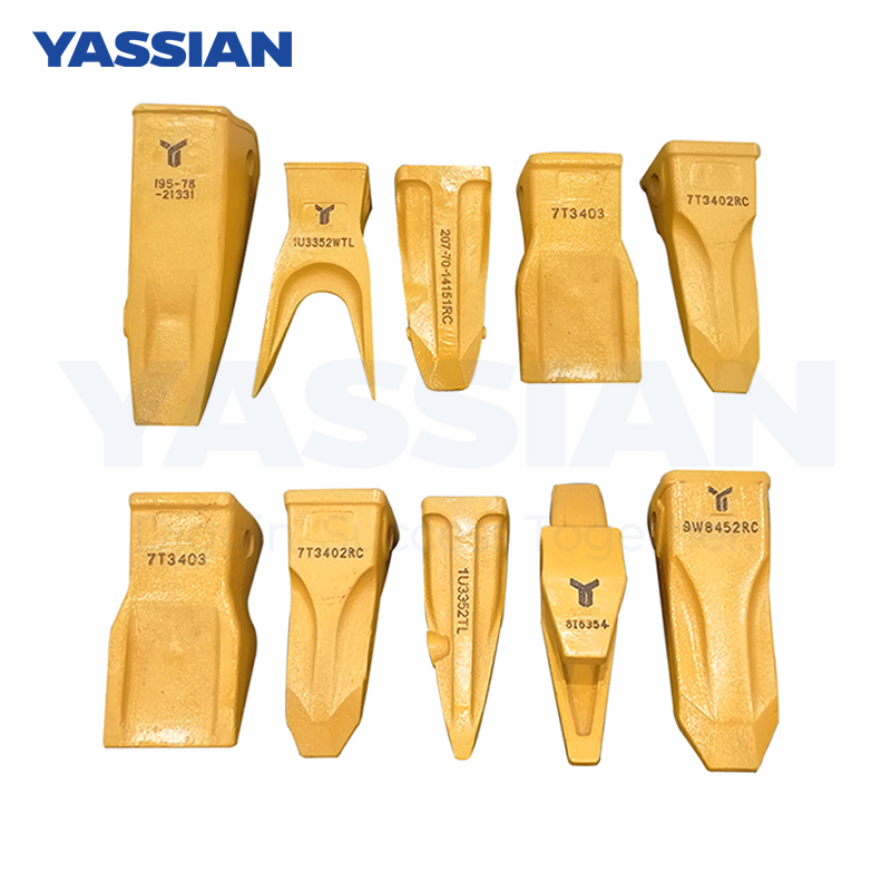 YASSIAN Bucket Teeth Standard Tip Extra Duty Tips 208-70-14152 Komatsu Excavator Teeth 208-70-14152RC 208-70-14152TL