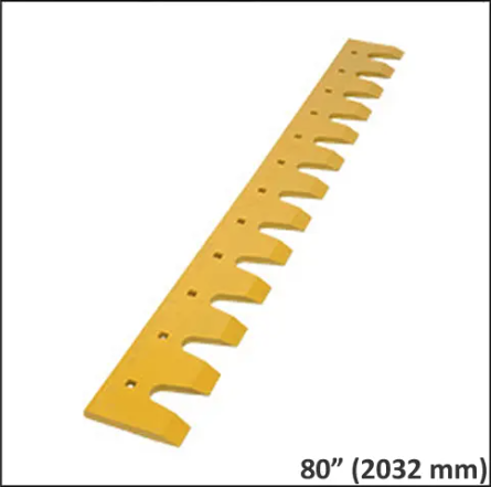 80” (2032 mm) Excavator Serrated Cutting Edge 80” (2032 mm) Excavator Serrated Cutting Edge