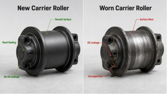 Carrier Roller Failure Signs Carrier Roller Failure Signs