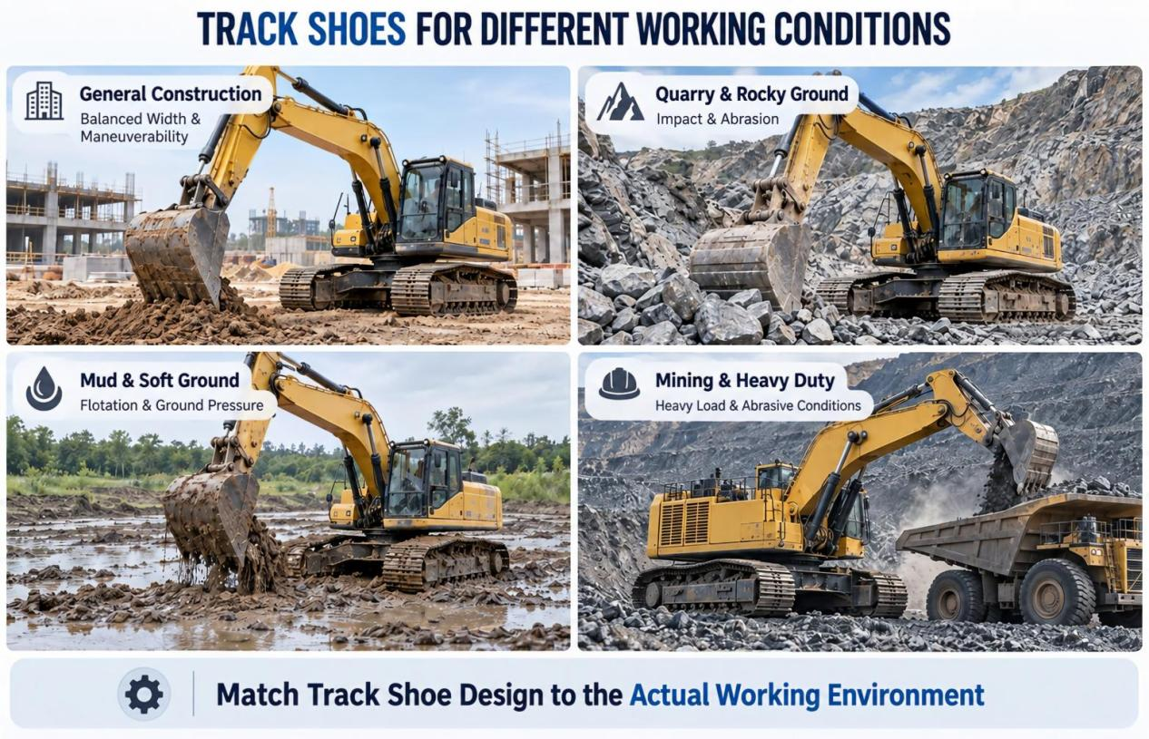 excavator track shoes-4 excavator track shoes-4
