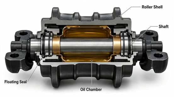 Carrier Roller Structure Carrier Roller Structure