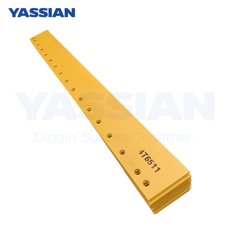 4T6511 Caterpillar Style DBF Cutting Edge 8ft with 17 Hole Double Bevel Flat Blades