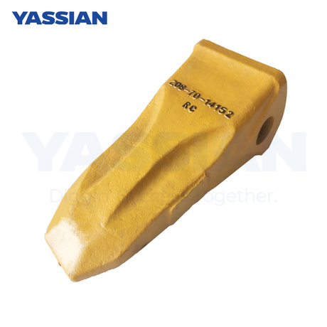 YASSIAN Bucket Teeth Standard Tip Extra Duty Tips 208-70-14152 Komatsu Excavator Teeth 208-70-14152RC 208-70-14152TL