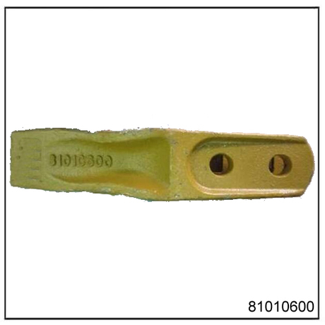 81010600, 810/10600 Hidromek New Holland Bucket Middle Tooth