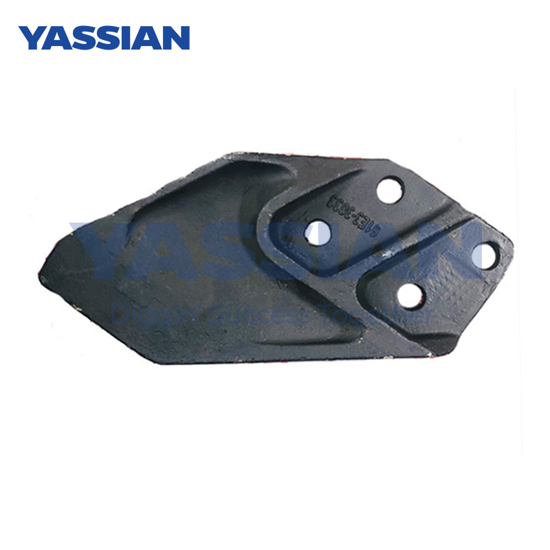 61e3-3033 Hyundai R210 Series Bucket Side Cutter, Excavator And Loader Bucket Digging Tooth And Adapter, Construction Machine Spare Parts