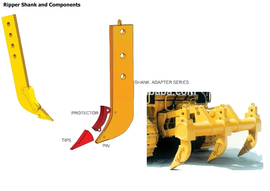 8E5346 Cat Ripper Shank Fits Caterpillar D8, D9