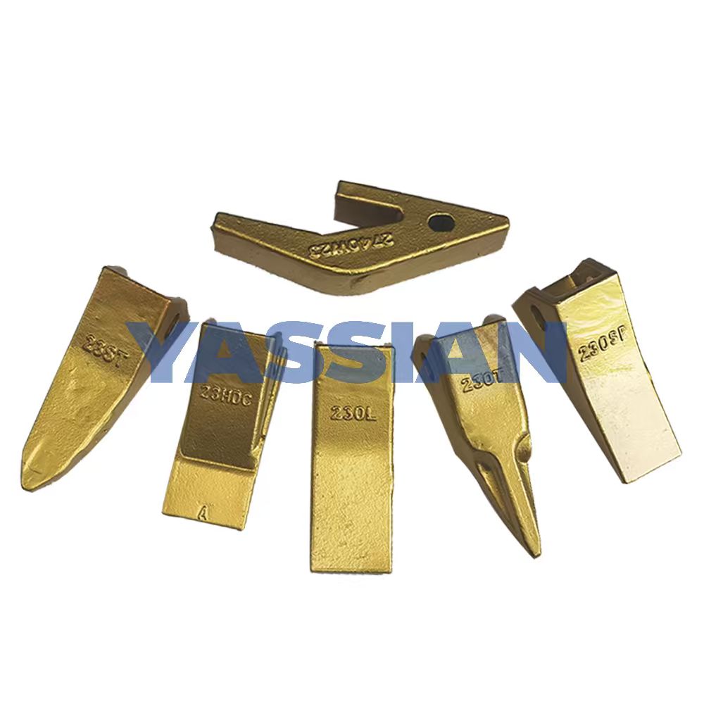 Best Komatsu Bucket Teeth for Rock, Clay, and Sand