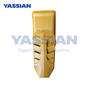 High Quality PC200 Excavator Tooth 205-70-19570 Teeth for Komatsu PC200-7 PC200-8 6d102 6d140e