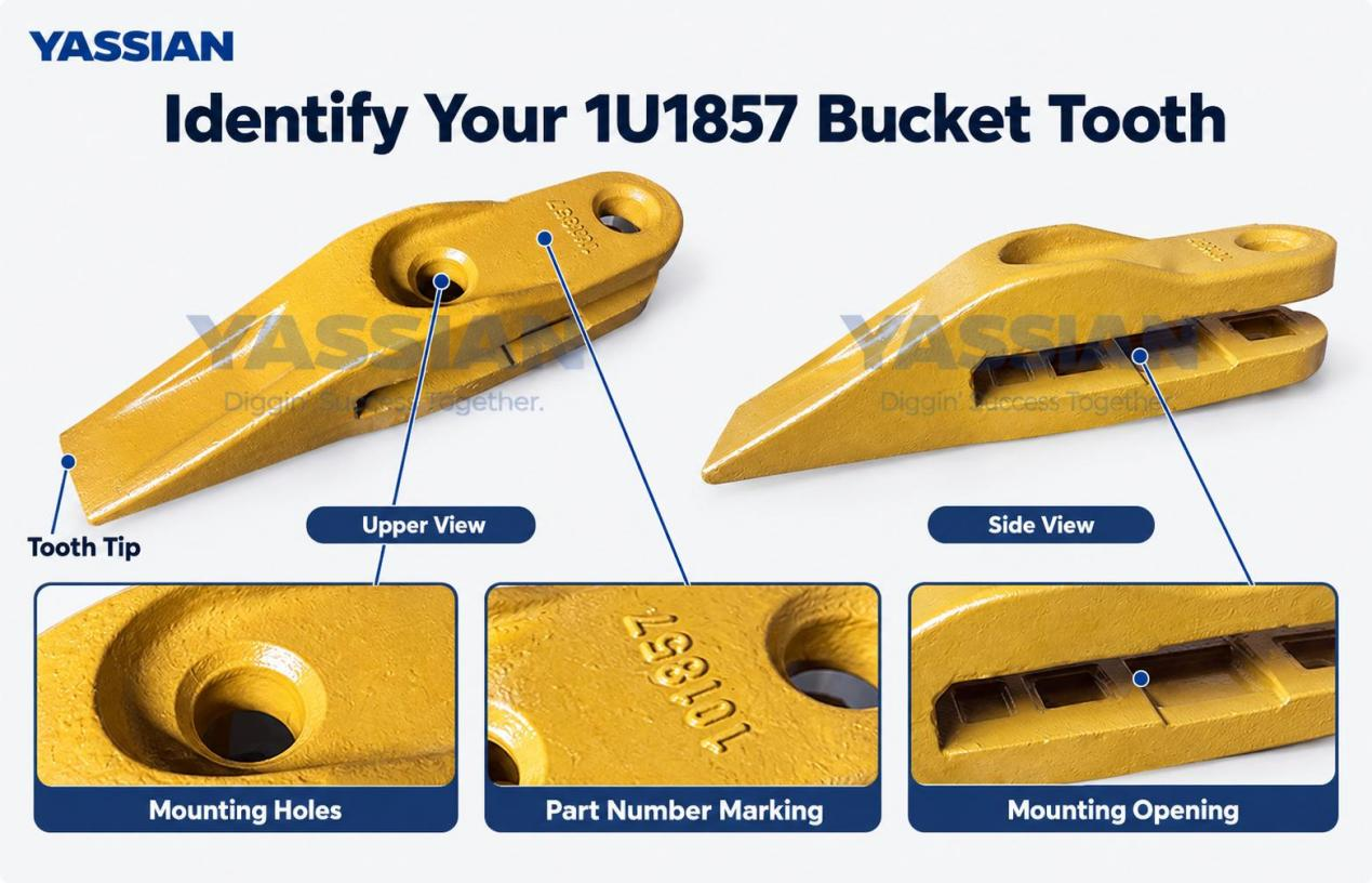 Identify Existing 1U1857 Bucket Tooth