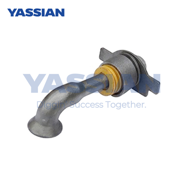 SFA125J6 Curved Bucket Tooth Lock Pin Assembly | Excavator Tooth Retainer Lock Pin with Washer & Nut