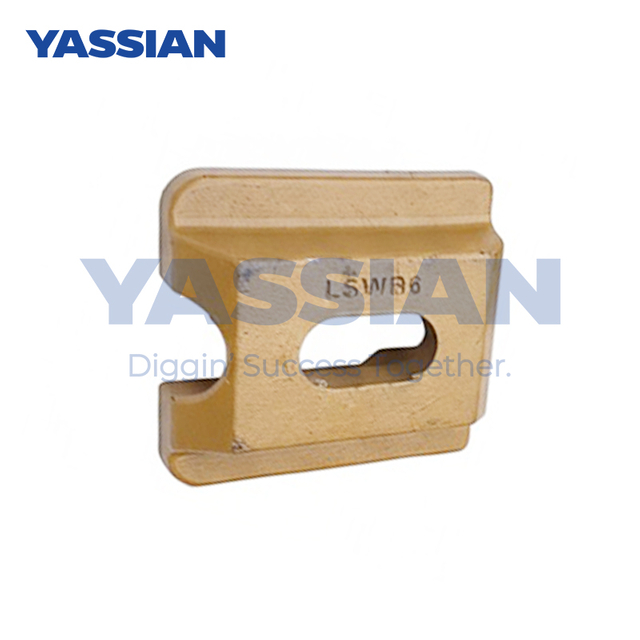 For YASSIAN Construction Equipment Parts LSWB6 Weld Base Bucket Protector with 34JB Bolt And Nuts Lip Protector for Bucket