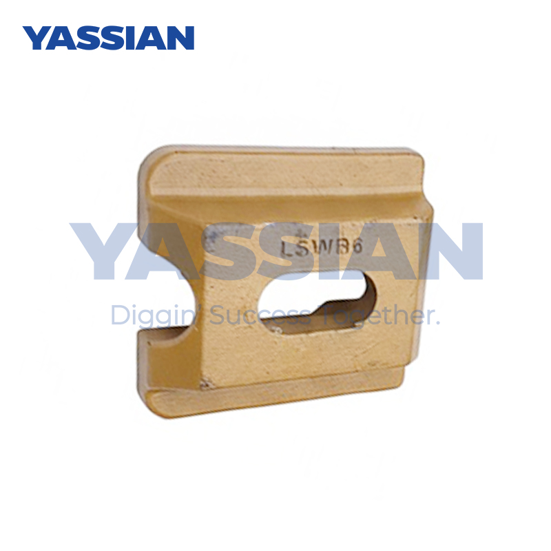 For YASSIAN Construction Equipment Parts LSWB6 Weld Base Bucket Protector with 34JB Bolt And Nuts Lip Protector for Bucket